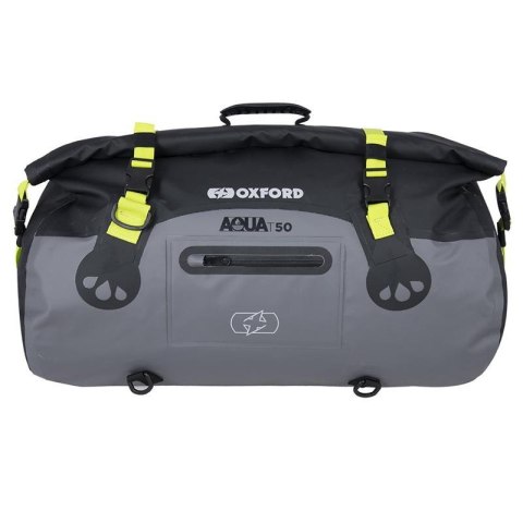 OXFORD TORBA AQUA T-50 ROLLBAG WODOODPORNA POJEMNOŚĆ 50L KOLOR CZARNY/SZARY/ŻÓŁTY FLUO OXFORD TORBA AQUA T-50 ROLLBAG WODOODPORNA POJEMNOŚĆ 50L KOLOR CZARNY/SZARY/ŻÓŁTY FLUO