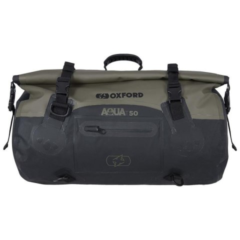 OXFORD TORBA AQUA T-50 ROLLBAG WODOODPORNA POJEMNOŚĆ 50L KOLOR ZIELONY (KHAKI)/CZARNY