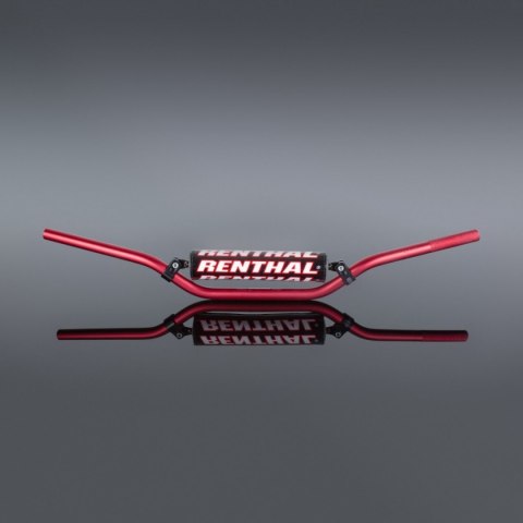 RENTHAL KIEROWNICA 7/8 CALA (22MM) MX HANDLEBAR RED CR HIGH/RICKY JOHNSON PADDED KOLOR CZERWONY Z GĄBKĄ RENTHAL KIEROWNICA 7/8 CALA (22MM) MX HANDLEBAR RED CR HIGH/RICKY JOHNSON PADDED KOLOR CZERWONY Z GĄBKĄ