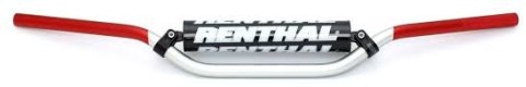 RENTHAL KIEROWNICA 7/8 CALA (22MM) MX HANDLEBAR SILVER/RED RC HIGH PADDED PADDED KOLOR SREBRNY/CZERWONY Z GĄBKĄ RENTHAL KIEROWNICA 7/8 CALA (22MM) MX HANDLEBAR SILVER/RED RC HIGH PADDED PADDED KOLOR SREBRNY/CZERWONY Z GĄBKĄ
