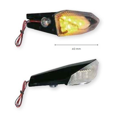 FAR KIERUNKOWSKAZY LED PRZYKRĘCANE DO TABLICY REJESTRACYJNEJ (KOMPLET - 2 SZTUKI) KOLOR CZARNY FAR KIERUNKOWSKAZY LED PRZYKRĘCANE DO TABLICY REJESTRACYJNEJ (KOMPLET - 2 SZTUKI) KOLOR CZARNY