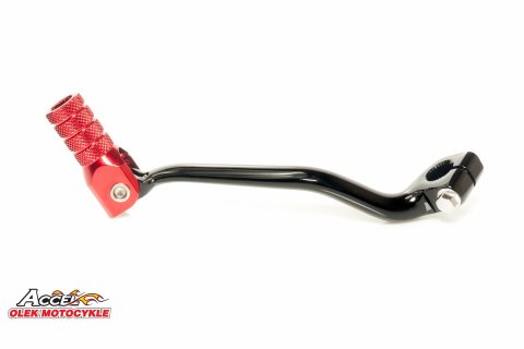 ACCEL DŹWIGNIA ZMIANY BIEGÓW HONDA CR 250 '87-'07, CR 500 '90-'04 ALUMINIOWA KOLOR CZARNY, KOŃCÓWKA CZERWONA ACCEL DŹWIGNIA ZMIANY BIEGÓW HONDA CR 250 '87-'07, CR 500 '90-'04 ALUMINIOWA KOLOR CZARNY, KOŃCÓWKA CZERWONA