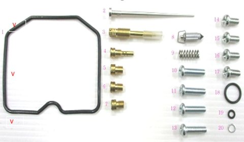 BEARING WORX ZESTAW NAPRAWCZY GAŹNIKA KAWASAKI KVF 360/360B/360C PRAIRIE '03-'13 (26-1223) BEARING WORX ZESTAW NAPRAWCZY GAŹNIKA KAWASAKI KVF 360/360B/360C PRAIRIE '03-'13 (26-1223)