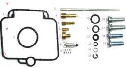 BEARING WORX ZESTAW NAPRAWCZY GAŹNIKA SUZUKI DR 650SE '96-'17 (26-1104)