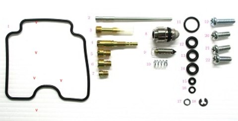 BEARING WORX ZESTAW NAPRAWCZY GAŹNIKA YAMAHA YFM 350 RAPTOR '04-'13 (26-1263) BEARING WORX ZESTAW NAPRAWCZY GAŹNIKA YAMAHA YFM 350 RAPTOR '04-'13 (26-1263)