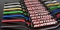 RENTHAL KIEROWNICA 7/8 CALA (22MM) MX HANDLEBAR RED ENDURO PADDED KOLOR CZERWONY Z GĄBKĄ