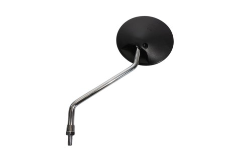BIKETEC PARTS LUSTERKO LEWE UNIWERSALNE BEZ HOMOLOGACJI (M8/1,25) GWINT PRAWY, KOLOR CZARNY