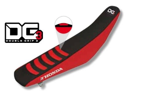 BLACKBIRD POKROWIEC / POSZYCIE NA SIEDZENIE HONDA CRF 250R '10-'13, CRF 450R '09-'12 DOUBLE GRIP 3, KOLOR CZARNY CZERWONY BLACKBIRD POKROWIEC / POSZYCIE NA SIEDZENIE HONDA CRF 250R '10-'13, CRF 450R '09-'12 DOUBLE GRIP 3, KOLOR CZARNY CZERWONY