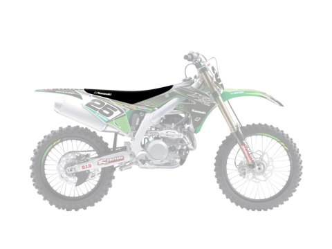 BLACKBIRD POKROWIEC / POSZYCIE NA SIEDZENIE KAWASAKI KXF 250 '21-'23, KXF 450 '19-'23 PYRAMID (PMD) KOLOR CZARNY BLACKBIRD POKROWIEC / POSZYCIE NA SIEDZENIE KAWASAKI KXF 250 '21-'23, KXF 450 '19-'23 PYRAMID (PMD) KOLOR CZARNY