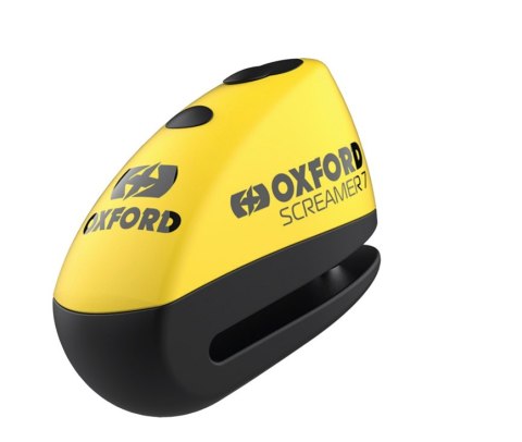 OXFORD BLOKADA TARCZY HAMULCOWEJ Z ALARMEM MODEL SCREAMER XA7, TRZPIEŃ 7MM, KOLOR CZARNY/ŻÓŁTY FLUO (STARY KOD: LK280) OXFORD BLOKADA TARCZY HAMULCOWEJ Z ALARMEM MODEL SCREAMER XA7, TRZPIEŃ 7MM, KOLOR CZARNY/ŻÓŁTY FLUO (STARY KOD: LK280)