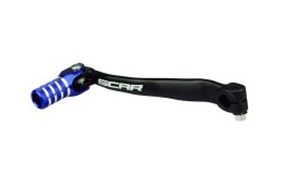 SCAR RACING DŹWIGNIA ZMIANY BIEGÓW YAMAHA YZ 65 '18-'25, YZ 85 '99-'25 KOLOR CZARNY/NIEBIESKI