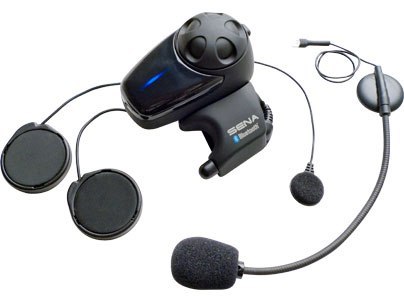 SENA INTERKOM MOTOCYKLOWY SMH10 BLUETOOTH 3.0 DO 900M Z UNIWERSALNYM ZESTAWEM MIKROFONÓW ( 2 ZESTAWY ) (EL)