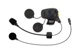 SENA INTERKOM MOTOCYKLOWY SMH5FM BLUETOOTH 3.0 DO 700M Z RADIEM FM ORAZ UNIWERSALNYM ZESTAWEM MIKROFONÓW ( 2 ZESTAWY ) (EL) - ZA