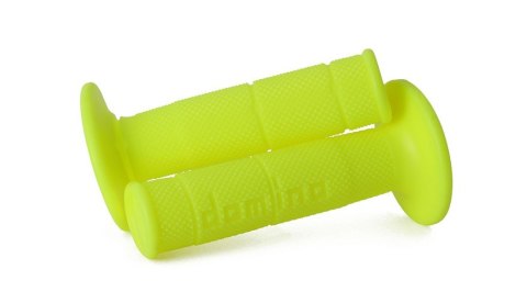 DOMINO MANETKI (GRIPY) OFF ROAD JEDNOSKŁADNIKOWE ULTRA SOFT (22+25MM, DŁ.120/123MM) BEZ OTWORU KOLOR ŻÓŁTY FLUO DOMINO MANETKI (GRIPY) OFF ROAD JEDNOSKŁADNIKOWE ULTRA SOFT (22+25MM, DŁ.120/123MM) BEZ OTWORU KOLOR ŻÓŁTY FLUO