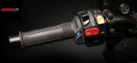 KOSO PREMIUM MANETKI PODGRZEWANE ZE STEROWNIKIEM 22MM/25MM `7/8-1` DŁUGOŚĆ - 130MM STEROWNIK ZINTEGROWANY 5 POZIOMÓW GRZANIA (OF KOSO PREMIUM MANETKI PODGRZEWANE ZE STEROWNIKIEM 22MM/25MM `7/8-1` DŁUGOŚĆ - 130MM STEROWNIK ZINTEGROWANY 5 POZIOMÓW GRZANIA (OF