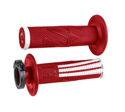 ODI MANETKI OFF ROAD EMIG PRO V2 LOCK-ON GRIP KOLOR CZERWONY BIAŁY ODI MANETKI OFF ROAD EMIG PRO V2 LOCK-ON GRIP KOLOR CZERWONY BIAŁY