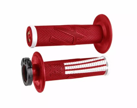 ODI MANETKI OFF ROAD EMIG PRO V2 LOCK-ON GRIP KOLOR CZERWONY BIAŁY ODI MANETKI OFF ROAD EMIG PRO V2 LOCK-ON GRIP KOLOR CZERWONY BIAŁY
