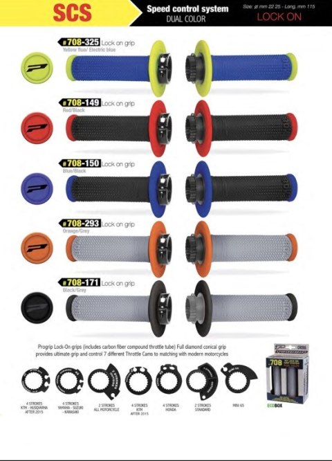 PROGRIP MANETKI PG708 OFF ROAD Z BLOKADĄ SCS LOCK-ON + 6 ADAPTERÓW ROLGAZU (22+25MM) KOLOR NIEBIESKI ZÓŁTY DWUSKŁADNIKOWE FLUO ( PROGRIP MANETKI PG708 OFF ROAD Z BLOKADĄ SCS LOCK-ON + 6 ADAPTERÓW ROLGAZU (22+25MM) KOLOR NIEBIESKI ZÓŁTY DWUSKŁADNIKOWE FLUO (