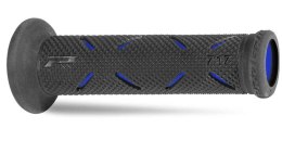 PROGRIP MANETKI PG717 ROAD (22+25MM, DŁ.122MM) KOLOR CZARNY/NIEBIESKI (DWUSKŁADNIKOWE) (717-150) (PG717/2)