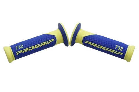 PROGRIP MANETKI PG732 ROAD (22+25MM, DŁ.125MM) KOLOR ŻÓŁTY FLUO/NIEBIESKI (DWUSKŁADNIKOWE) (732-252) PROGRIP MANETKI PG732 ROAD (22+25MM, DŁ.125MM) KOLOR ŻÓŁTY FLUO/NIEBIESKI (DWUSKŁADNIKOWE) (732-252)