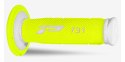 PROGRIP MANETKI PG791 OFF ROAD (22+25MM, DŁ.115MM) KOLOR BIAŁY / ŻÓŁTY FLUO (DWUSKŁADNIKOWE) (791-244) (PG791WH/YLF)