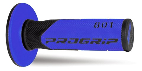 PROGRIP MANETKI PG801 OFF ROAD (22+25MM, DŁ.115MM) KOLOR CZARNY/NIEBIESKI (DWUSKŁADNIKOWE) (801-146) (PG801/10)