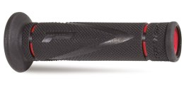PROGRIP MANETKI PG838 ROAD (22+25MM, DŁ.122MM) KOLOR CZARNY/CZERWONY (DWUSKŁADNIKOWE) (838-149) (PG838/4)