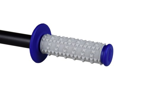 SCAR RACING MANETKI OFF-ROAD (22+25MM) Z WYPUSTKAMI DWUSKŁADNIKOWE KOLOR SZARY/NIEBIESKI SCAR RACING MANETKI OFF-ROAD (22+25MM) Z WYPUSTKAMI DWUSKŁADNIKOWE KOLOR SZARY/NIEBIESKI