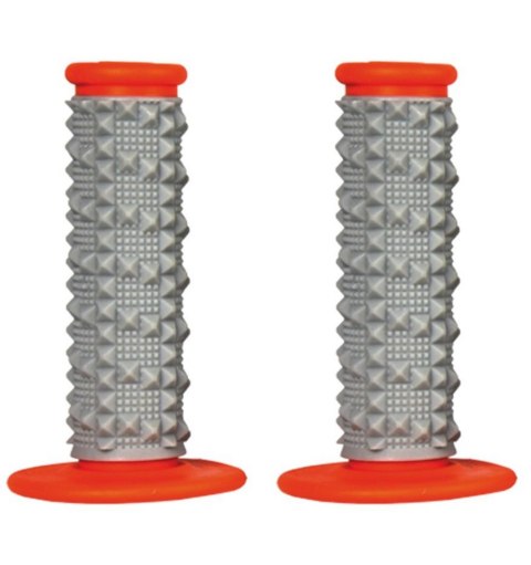 SCAR RACING MANETKI OFF-ROAD (22+25MM) Z WYPUSTKAMI DWUSKŁADNIKOWE KOLOR SZARY/POMARAŃCZOWY SCAR RACING MANETKI OFF-ROAD (22+25MM) Z WYPUSTKAMI DWUSKŁADNIKOWE KOLOR SZARY/POMARAŃCZOWY