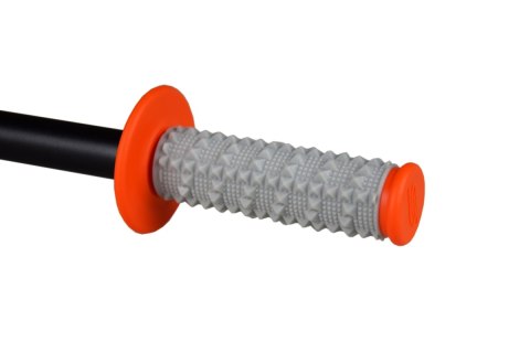 SCAR RACING MANETKI OFF-ROAD (22+25MM) Z WYPUSTKAMI DWUSKŁADNIKOWE KOLOR SZARY/POMARAŃCZOWY SCAR RACING MANETKI OFF-ROAD (22+25MM) Z WYPUSTKAMI DWUSKŁADNIKOWE KOLOR SZARY/POMARAŃCZOWY