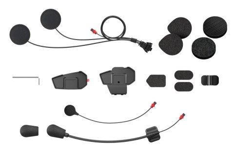 SENA ZESTAW MONTAŻOWY ( MOCOWANIE ) INTERKOMU SPIDER-ST1 Z UNIWERSALNYM ZESTAWEM MIKROFONÓW I GŁOŚNIKAMI HD SPEAKERS (EL)