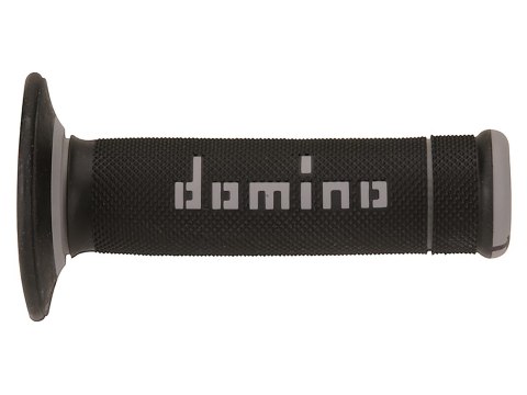 DOMINO MANETKI (GRIPY) OFF ROAD X-TREME DWUSKŁADNIKOWE KOLOR CZARNY/SZARY DOMINO MANETKI (GRIPY) OFF ROAD X-TREME DWUSKŁADNIKOWE KOLOR CZARNY/SZARY