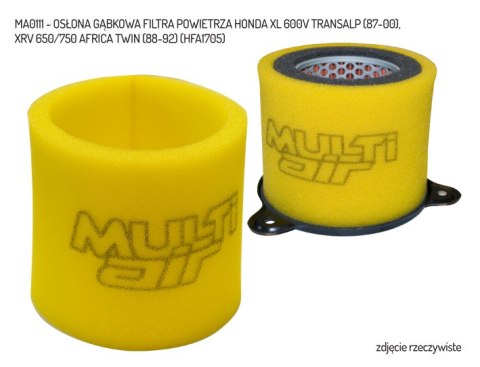MULTI AIR DODATKOWA OSŁONA GĄBKOWA FILTRA POWIETRZA HONDA XL 600V TRANSALP (87-00), XRV 650/750 AFRICA TWIN (88-92) (HFA1705) MULTI AIR DODATKOWA OSŁONA GĄBKOWA FILTRA POWIETRZA HONDA XL 600V TRANSALP (87-00), XRV 650/750 AFRICA TWIN (88-92) (HFA1705)