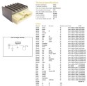 DZE REGULATOR NAPIĘCIA APRILIA; BENELLI; BETA; DERBI; GILERA; KTM 125/250/300/450/525 EXC ; KAWASAKI; MALAGUTI; SUZUKI; YAMAHA (