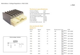 DZE REGULATOR NAPIĘCIA APRILIA; BENELLI; BETA; DERBI; GILERA; KTM 125/250/300/450/525 EXC ; KAWASAKI; MALAGUTI; SUZUKI; YAMAHA (