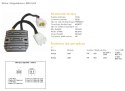 DZE REGULATOR NAPIĘCIA HONDA CBR 600RR '03-'06 (50A) (31600-MEE-872;31600-MEE-003) (ESR430;ESR436)