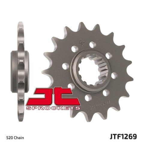 JT ZĘBATKA PRZEDNIA 347M 16 HONDA CBR 600/900/929/954/1000, VTR 1000 SP1/2 (347M16JT) (ŁAŃC. 520) KONWERSJA JT ZĘBATKA PRZEDNIA 347M 16 HONDA CBR 600/900/929/954/1000, VTR 1000 SP1/2 (347M16JT) (ŁAŃC. 520) KONWERSJA