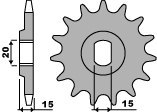 PBR WYPRZEDAZ ZĘBATKA PRZEDNIA 1170 14 18NC MOTO MORINI 350 (83-87) (ŁAŃC. 530) PBR WYPRZEDAZ ZĘBATKA PRZEDNIA 1170 14 18NC MOTO MORINI 350 (83-87) (ŁAŃC. 530)
