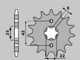 PBR WYPRZEDAZ ZĘBATKA PRZEDNIA 278 15 18NC (ŁAŃC. 530)
