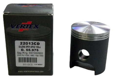 VERTEX TŁOK GILERA 125 (SP01, SP02) (55,995MM) (PIERŚCIENIE 53010005600 X 2 SZT) VERTEX TŁOK GILERA 125 (SP01, SP02) (55,995MM) (PIERŚCIENIE 53010005600 X 2 SZT)