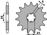PBR WYPRZEDAZ ZĘBATKA PRZEDNIA 567 16 18NC YAMAHA XS 400 (ŁAŃC. 530)