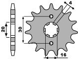 PBR WYPRZEDAZ ZĘBATKA PRZEDNIA 717 13 18NC (ŁAŃC. 520)
