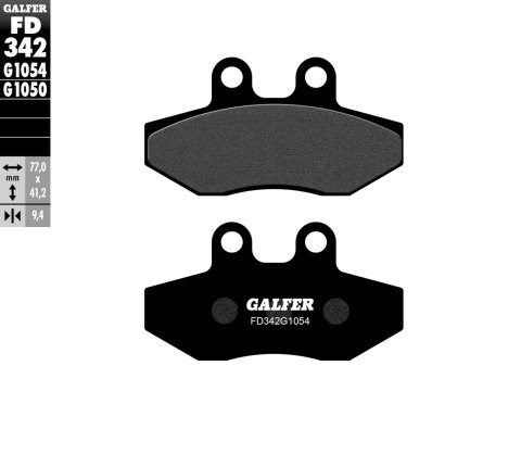 GALFER KLOCKI HAMULCOWE KH393 PÓŁMETALICZNE SKUTERY YAMAHA/ MBK GALFER KLOCKI HAMULCOWE KH393 PÓŁMETALICZNE SKUTERY YAMAHA/ MBK