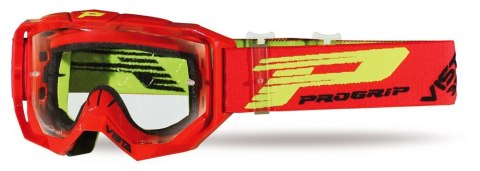 PROGRIP GOGLE PG3303-107 TR VISTA KOLOR CZERWONY (SZYBA PG3310 BEZBARWNA, ANTISCRATCH, NO FOG, ANTI UV + DRUGA GRATIS) (3303-107