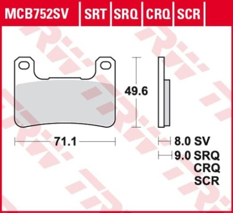 TRW ZF KLOCKI HAMULCOWE KH379 CARBON RACING (WYCZYNOWE) KAWASAKI HP2 18-, ZX10R 08-15, SUZUKI GSXR 600 / 750 04-10, GSXR 1000 04 TRW ZF KLOCKI HAMULCOWE KH379 CARBON RACING (WYCZYNOWE) KAWASAKI HP2 18-, ZX10R 08-15, SUZUKI GSXR 600 / 750 04-10, GSXR 1000 04