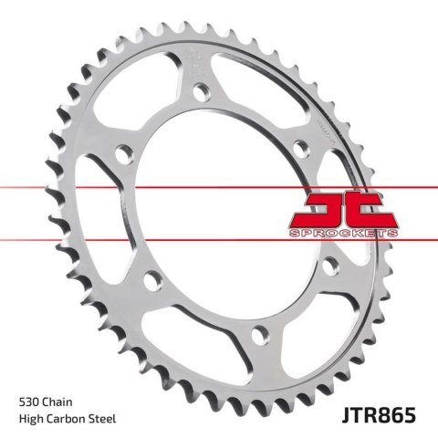 JT ZĘBATKA TYLNA 865 49 YAMAHA FZR 500H, M, N '89-'90 (JTR865.49)* (ŁAŃC. 530) JT ZĘBATKA TYLNA 865 49 YAMAHA FZR 500H, M, N '89-'90 (JTR865.49)* (ŁAŃC. 530)