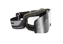 PROGRIP GOGLE PG3205-178 MAGNET KOLOR CZARNY MATT (SZYBA PG3216-120 SREBRNA LUSTRZANA ANTISCRATCH, NO FOG, ANTI UV) - PROMOCJA -