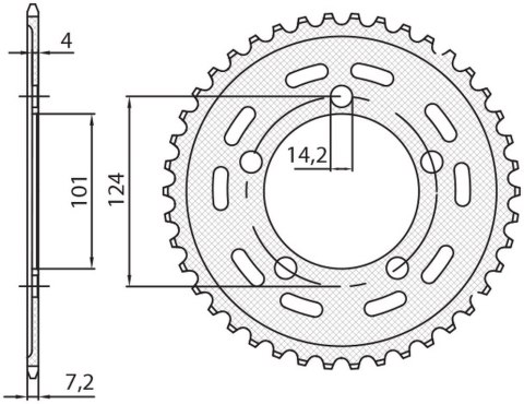 SUNSTAR ZĘBATKA TYLNA 4508 39 KTM 950/990/1190 RC8 /DUKE/ SUPERMOTO (JTR898.39) (ŁAŃC. 525) (450839JT) SUNSTAR ZĘBATKA TYLNA 4508 39 KTM 950/990/1190 RC8 /DUKE/ SUPERMOTO (JTR898.39) (ŁAŃC. 525) (450839JT)