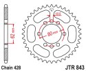 JT ZĘBATKA TYLNA 843 47 YAMAHA DT 80LC '83-84 (-1), DT 125LC (-2), SR 125 '80-'94 (-2) (84347JT) (ŁAŃC. 428)