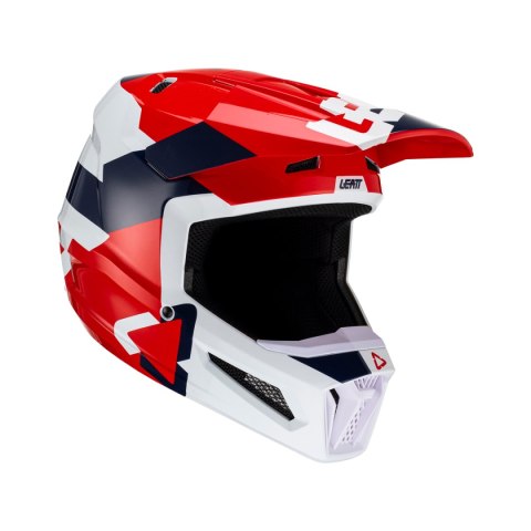 LEATT KASK MOTO 2.5 V23 HELMET ROYAL KOLOR GRANATOWY/CZERWONY/BIAŁY ROZMIAR XXL (63-64 cm)